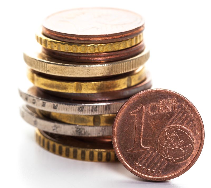 Monedas de euros.